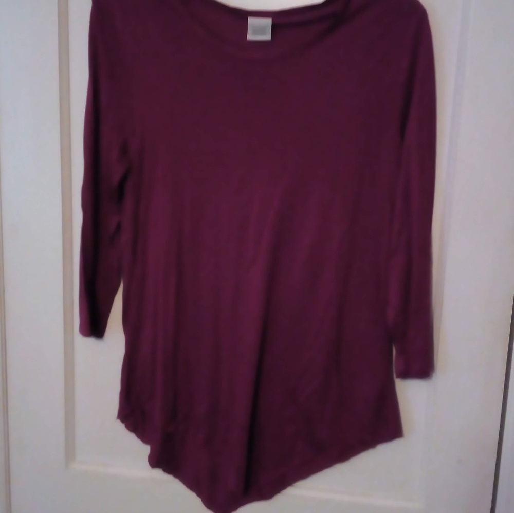 Women's purple top